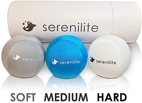 Serenilite Hand Therapy Exercise Stress Ball Bundle - Tri-Density Stress Balls for Adults & Grip Strengthening