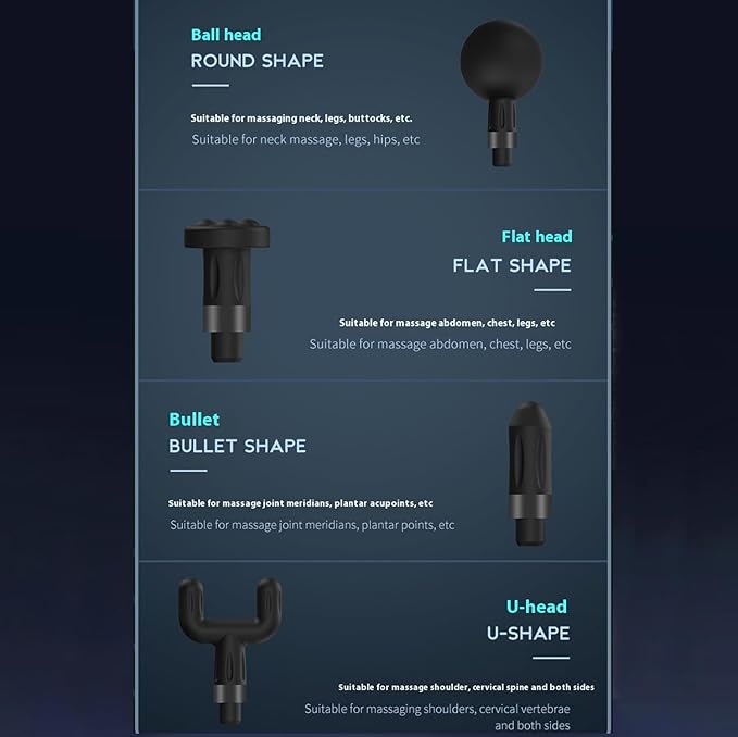 Smart massage gun, men's muscle massage gun, a professional massage for hitting the back, legs, neck, buttocks, etc., used to relieve muscle fatigue, relaxation, and a must-have for home fitness.
