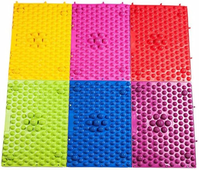 Foot Arch Massager Mat Reflexology Foot Massager Pad Acupressure Massage Tool for Heel Pad Toe Relief 2 Pack