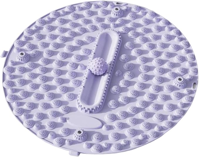 Generic Foot Massage Pad Foot Massager Acupressure Mat Standing Pad for Traveling Home Long Sitting, Purple