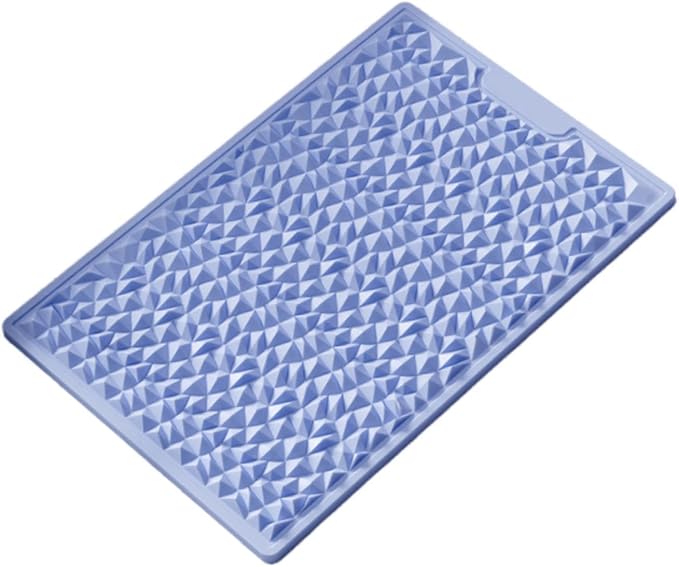 misppro Foot Massage Pad Pressure Point Pad Relaxing Portable Acupressure Mat Reflexology Mats for Dorm Gym Living Room- Blue