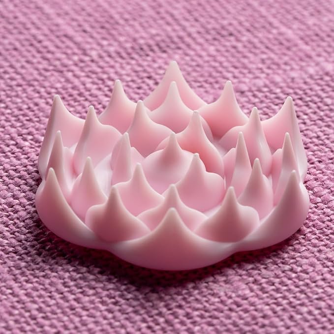 Acupressure Large Mat with Regular & Moon Pillow Set, Premium Acupressure Therapy for Pain Relief and Relaxation, Handcrafted in Europe with Sustainable and Natural Materials (Rosegold)