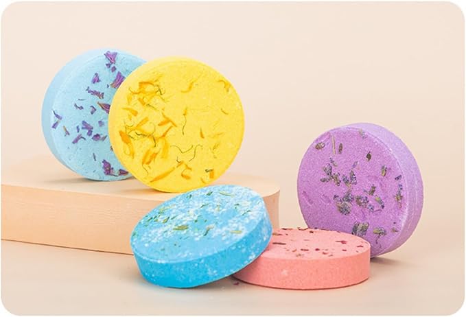 Body Restore Shower Steamers Aromatherapy 8 Pack - Boo Basket Stuffers for Women, Christmas Stocking Stuffers, Birthday Gifts, White Elephant, Relaxation, Self Care, Spa Shower Bombs - Bloom