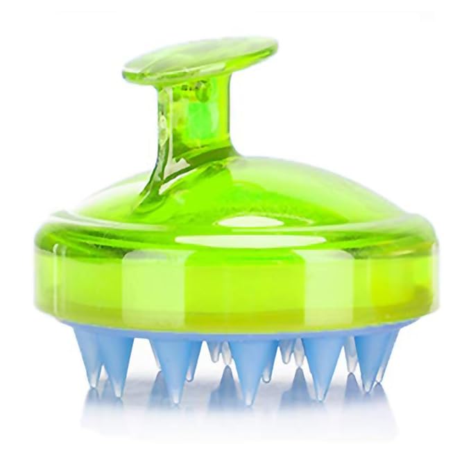 Scalp Massager Shampoo Brush INVODA Soft Silicone Bristles for Dandruff Removal & Hair Growth, Waterproof Wet/Dry Use, Men, Women & Pets