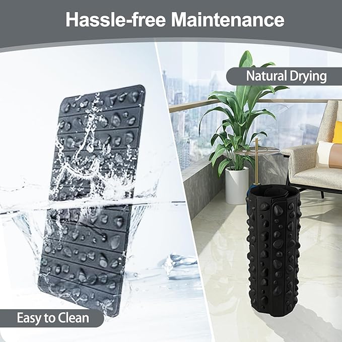 Portable Feet Acupressure Mat, Foldable Foot Massager Mat, Pressure Point Massage Pad, Anti Fatigue Office Standing Desk Stand Up Pad, Relieve Foot Pain(27.6"x16.7")