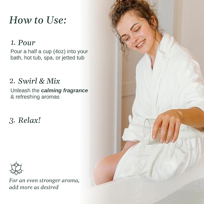 Relax Spa & Bath, Epsom & Dead Sea Salts, Aromatherapy Bath Salts for Hot Tub, Bath, or Spa, Infused with Magnesium, Eucalyptus Mint Scent