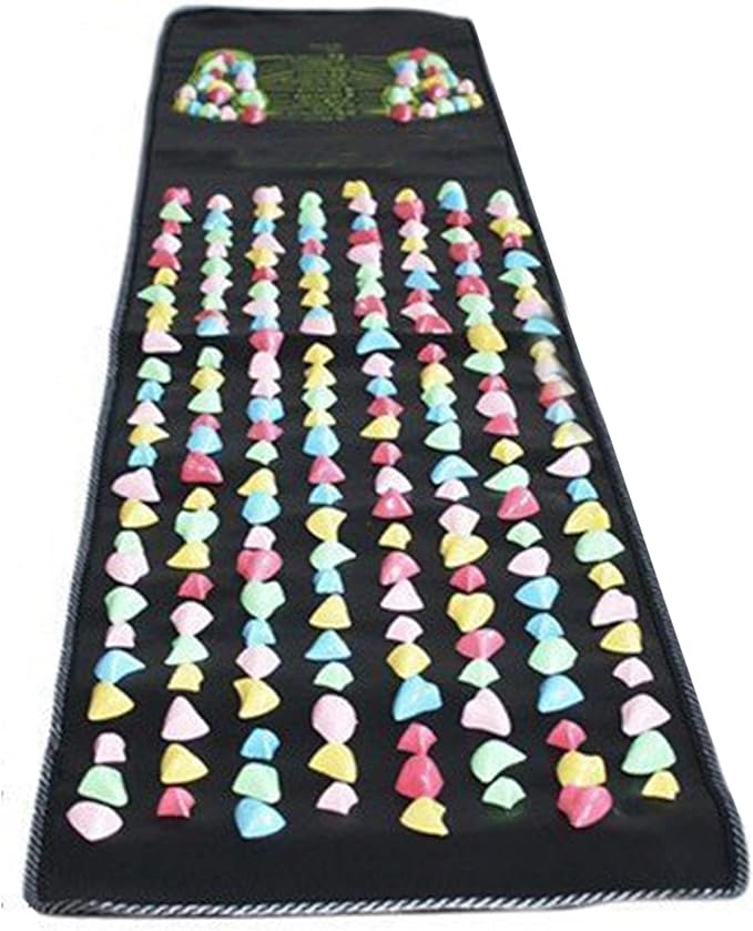 Acupressure Foot Massage Mat, Reflexology Mat for Feet, Large 170cm x 35cm for Foot Relaxation and Stretching Home Use Stone Massager