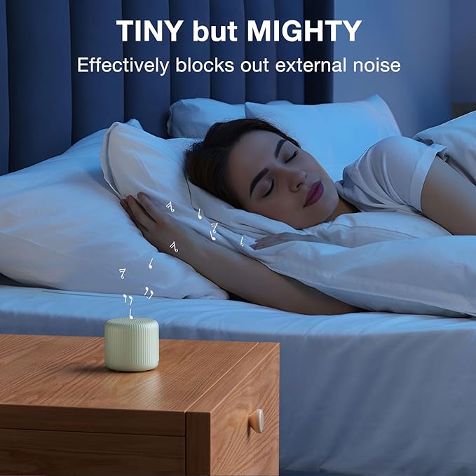 White Noise Machine Baby Portable Sound Machine,LEICEX Travel Sound Machine,15 Non-Looping Sound Timer and Memory Play, Mini White Noise Machine for Sleeping Office Travel (Mint)