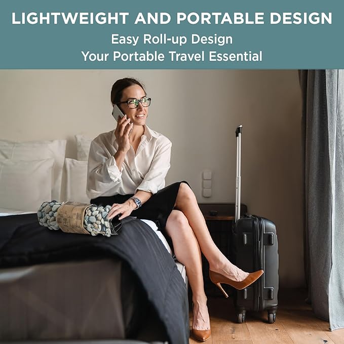 Foot Massager Mat | Relieve Foot Pain Plantar Fasciitis Heel Arch Pain & Stress - Travel Reflexology Mat