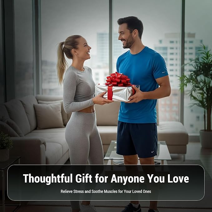 Mini Massage Gun with 10 Massage Heads, Percussion Deep Tissues Handheld Muscle Massager, 8mm Amplitude High-Intensity Massager Gun for Pain Relief for Office Gifts for Her, Home, Athletes