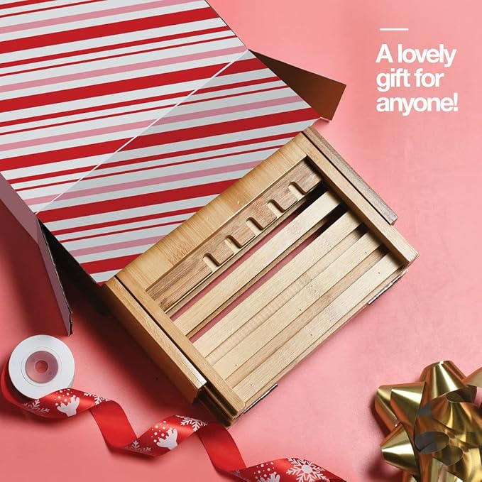 Luxury Foldable Bathtub Tray Caddy - Waterproof Wooden Bath Organizer for Wine, Book, Soap, Phone - Expandable Size Fits Most Tubs