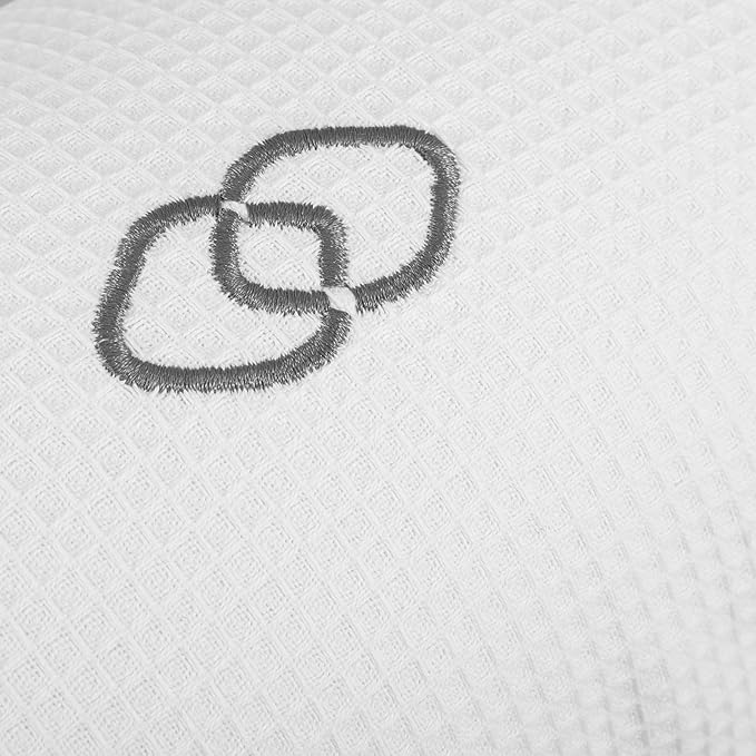 VICASKY Inflatable Spa Bath Pillow for Tub with Non-Slip Suction Cups, Neck and Back Support Bathtub Cushion for Soaking Tub Relaxation and Spa Bathing