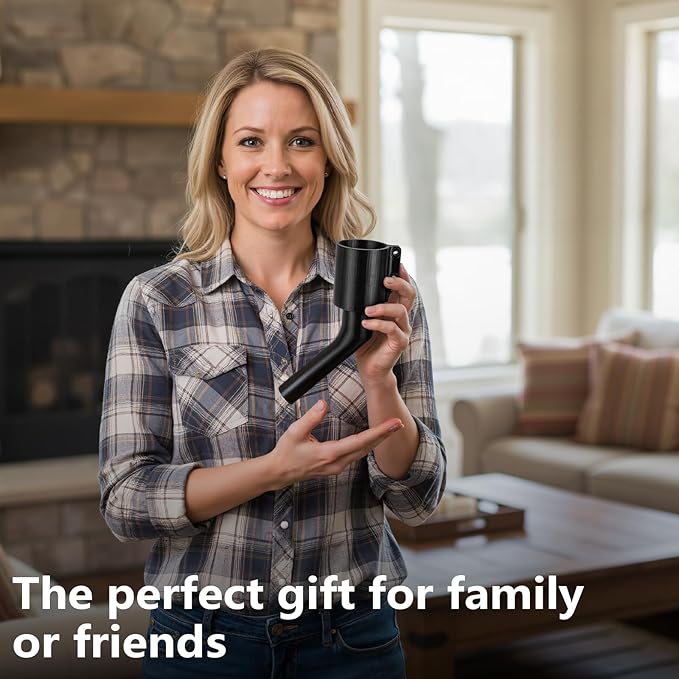 Massage Gun Holder Extension Handle for Enhanced Back Massage, Compatible with Hypervolt Compatible Attachment with Ergonomic Grip