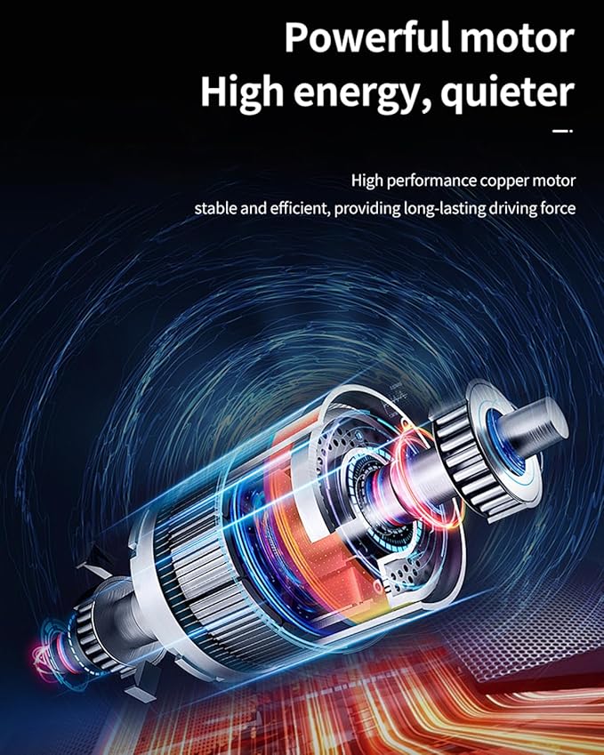 Massage Gun with Extended Handle, Upgraded U-Shaped Back Massager, Reaches Hard-to-Access Muscles, 4 Massage Heads & 4 Speed Levels, Body Massager for Back, Waist, Neck, Shoulder, Leg, White