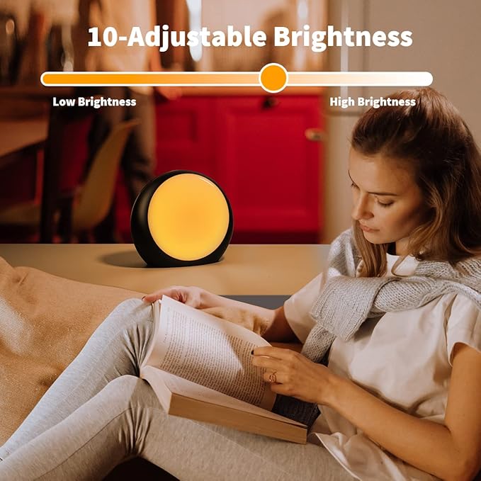 Loud Brown Noise Sounds White Noise Machine 30 Soothing Sounds 12 Color Night Lights Auto-Off Timer Sleep Machine with Memory Function for Baby Kids Adult for Office Privacy White Elephant Gifts