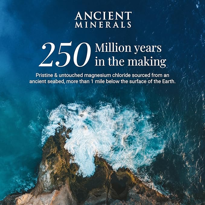 Ancient Minerals Magnesium Bath Flakes – Pure Zechstein Magnesium Chloride for Soaking and Whole-Body Replenishment (16 lb)