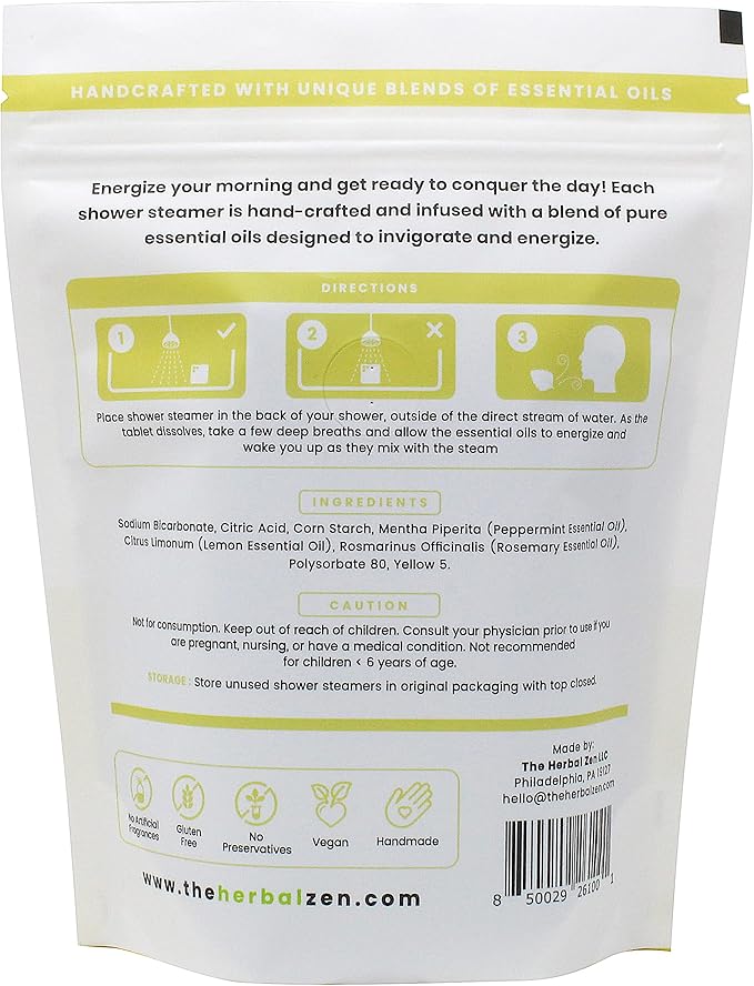 Aromatherapy Shower Steamer Gift Set - USA Made Valentines Day Gift for Her and Him - Shower Bomb Tablets Made with Soothing Natural Essential Oils - Relaxation Gift for Women and Men