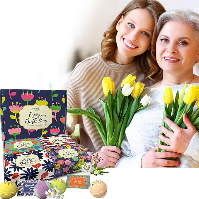 Shower Steamers for Women, 24pc Shower Bombs Aromatherapy Gift Set w/Organic Essential Oils, Shower Steamers for Women, Bath Bombs for Women Gift Set, 24 Natural & Organic Bath Bombs w/Essential Oils