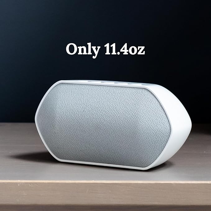 Yogasleep Soundcenter Portable White Noise Machine, 6 Soothing Sounds, 25 Volume Settings, Includes Timer, Sleep Therapy for Adults & Kids, Noise Cancelling for Office Privacy & Meditation