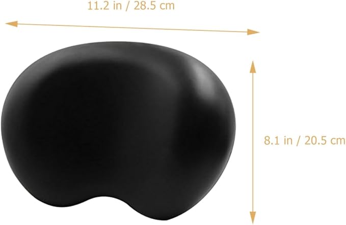Generic Non-Slip 3D Bath Pillow for Tub with Backrest Cushion, Black Bathtub Headrest for Pregnant Women, Bath Accessories for Relaxation and Comfort