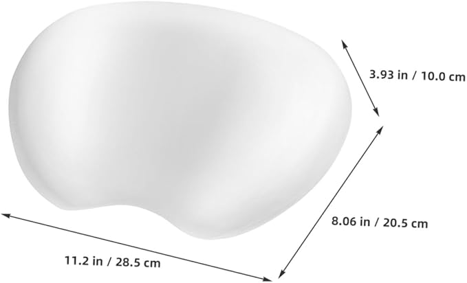 Luxury Bath Pillow for Tub with Non-Slip Suction Cups Ergonomic PU Headrest Neck and Back Support Relaxing Spa Accessory for Families Hotels and Beauty Salons