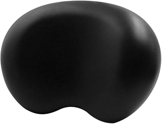 Zerodeko Non-Slip Bath Pillow for Tub with 3D Contoured Headrest, Black Bath Cushion Back Support for Pregnant Women, Bathtub Accessory for Relaxing Spa Bathing