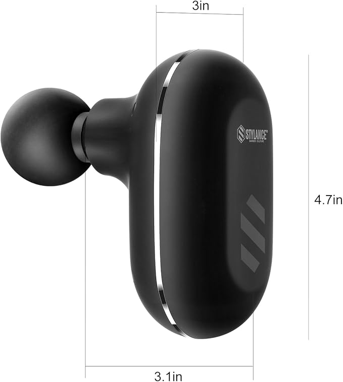 Neck Massage, Mini Massage Gun, Compact Sports Massager, Percussion Deep Tissues Muscle Massager, Portable Handheld Massager for Office, Home,Salon, Travel, Gift