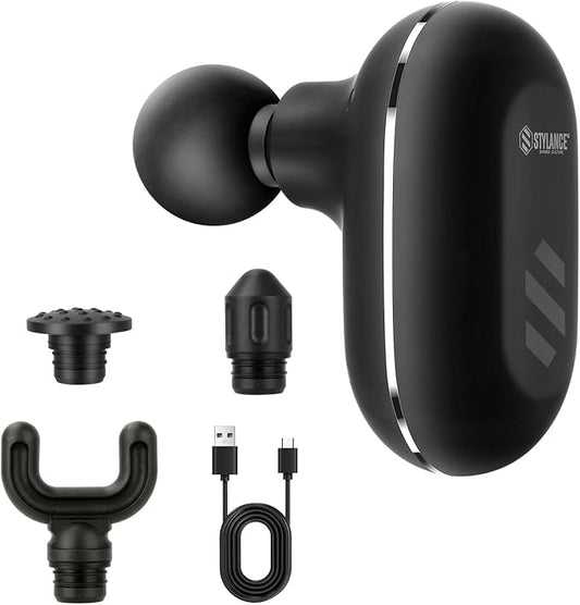 Neck Massage, Mini Massage Gun, Compact Sports Massager, Percussion Deep Tissues Muscle Massager, Portable Handheld Massager for Office, Home,Salon, Travel, Gift