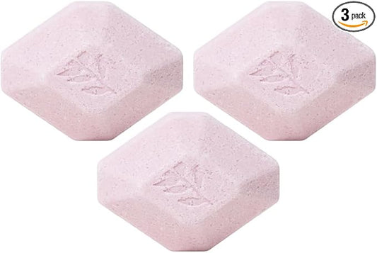 Pacha Soap Co. Epsom Salt Bath Bombs - Sleep (Lavender Scented), Nourishing Aromatherapy Bath Fizzies with Clean Ingredients and Essential Oils, Handcrafted in The USA, 3-Pack, 5 oz Each