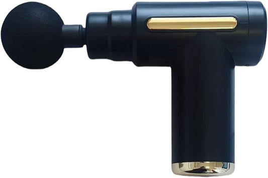 Massage Gun Deep Tissue, Portable Massage Gun with 4 Interchangeable Massage Heads for Deep Muscle Relief & Relaxation, 99 Touches, Best Gift (Black)