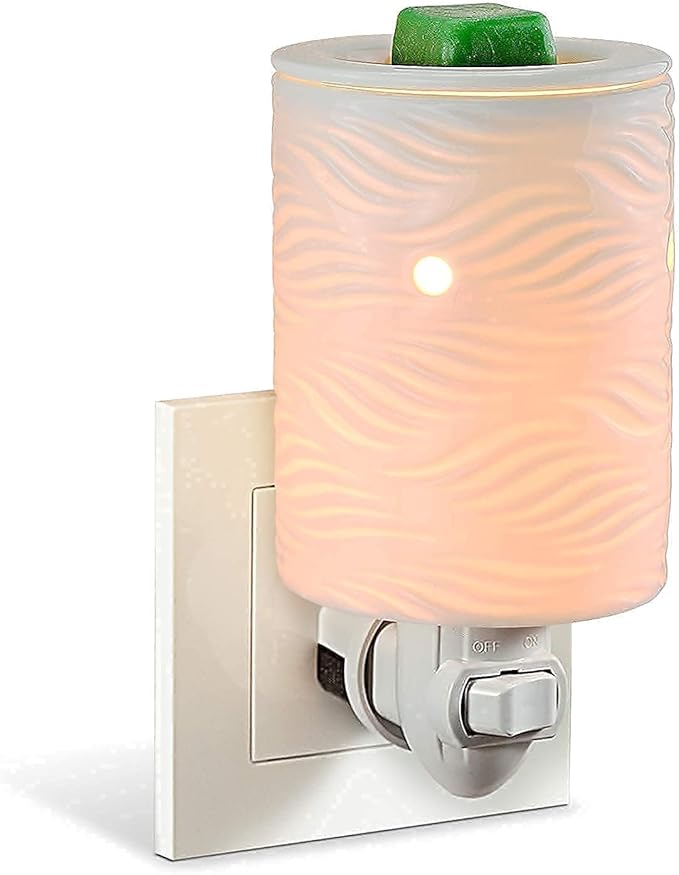 STAR MOON Plug in Wax Melt Warmer, Plug in Wax Warmers for Scented Wax, Scentsy Diffuser for Fragrance Oil Wax Melter Decoration with Two Bulbs