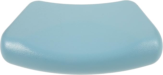 Bathtub Neck Pillow and Headrest with Suction Cups, Soft Pu Material, Sky Blue, Comfortable Bath Pillow for Tub Soaking and Fatigue Relief, Suitable for Adults Spa and Home Use