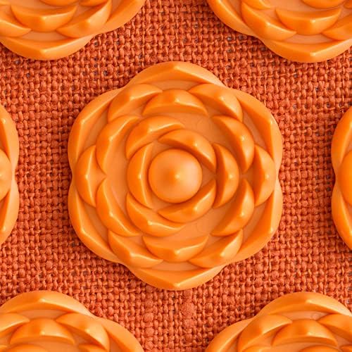 Acupressure Large & Small Mat with Pillow Set, Premium Acupressure Therapy for Pain Relief and Relaxation, Handcrafted in Europe with Sustainable and Natural Materials (Amber)