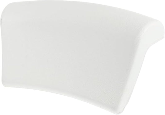 Zerodeko Bathtub Pillow Pu Cushion with Suction Cups, Neck and Head Support Bath Cushion for Adults, White Shower Pillow for Home Bathtub Relaxation