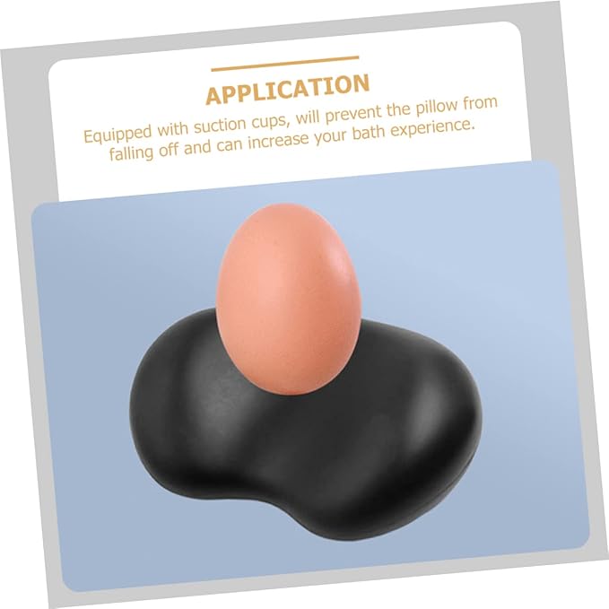 Bath Pillow for Tub Non- Ergonomic Headrest for Mesh Design Strong Cups Bath Accessories for