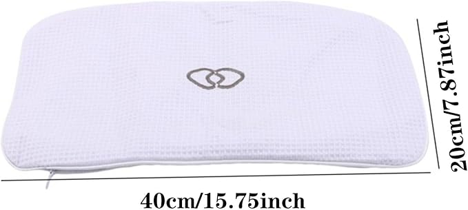 Inflatable Bath Pillows for Tub,Bath Tub Pillows for Head and Neck Support,Ergonomic Bath Pillows with Non Slip Suction Cups,Bath Pillows for Women Tub Spa Gifts Soaking Bathroom Accessories