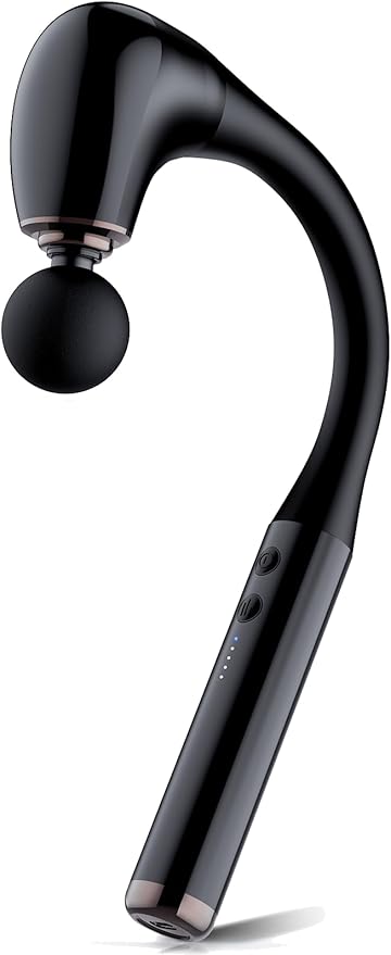 FVZ Massage Gun with Upgraded Extension Handle, 10MM Massage Gun Deep Tissue, Back Massager, Muscles/Neck/Shoulders/Waist/Legs Massager Portable for Pain Relief, Valentines Day Gifts for Him