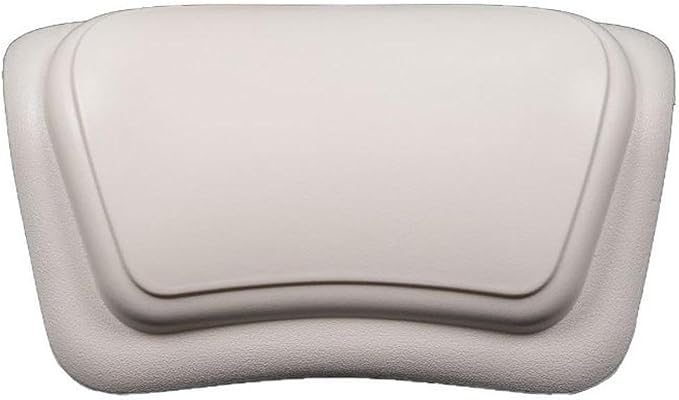 Bath Pillow for Tub, Headrest, Comfortable Neck Support with Suction Base, Non-Slip, Bathroom Essentials for, White