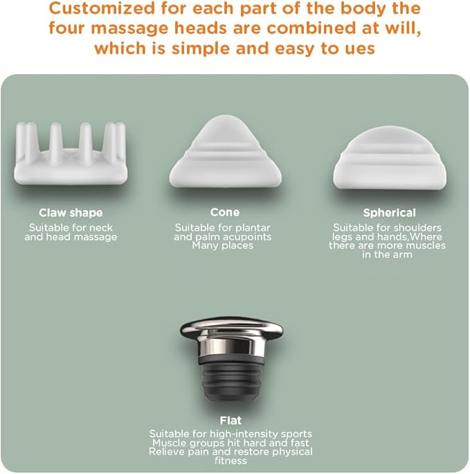 Mini Massage Gun, Pocket-Sized Deep Tissue Massager Gun, Portable Percussion Muscle Massager Gun, Convenient, Easy and Practical, Ultra Small & Quiet Muscle Massage (Dark Grey)