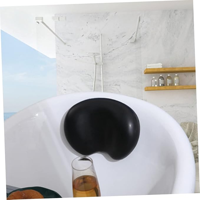Bath Pillow for Tub Non- Ergonomic Headrest for Mesh Design Strong Cups Bath Accessories for