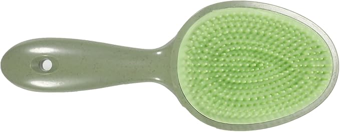 S&W DECORE Double Sided Scalp Massager Hair Growth, Shampoo Brush Head Scalp Massager for Hair Growth Scalp Scrubber with Soft Silicone Bristles (Green)