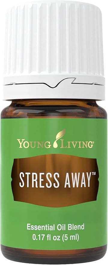 Young Living Stress Away Essential Oil Blend – 100% Pure, Vanilla-Lime Aroma, Diffuser & Topical Use, 5ml