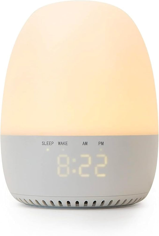 Yogasleep Light to Rise White Noise Sound Machine & Sleep Trainer with Night Light. Sleep Aid for Baby & Toddler, 30 Soothing Sounds Including Lullabies & Nature Sounds, Registry & Nursery Must Have
