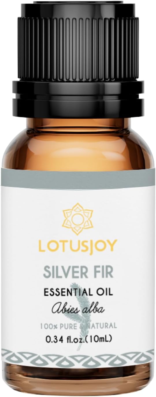 100% Pure Silver Fir Essential Oil 0.34 Fl Oz, Natural Silver Fir Oil for Diffuser Massage Skin Care DIY