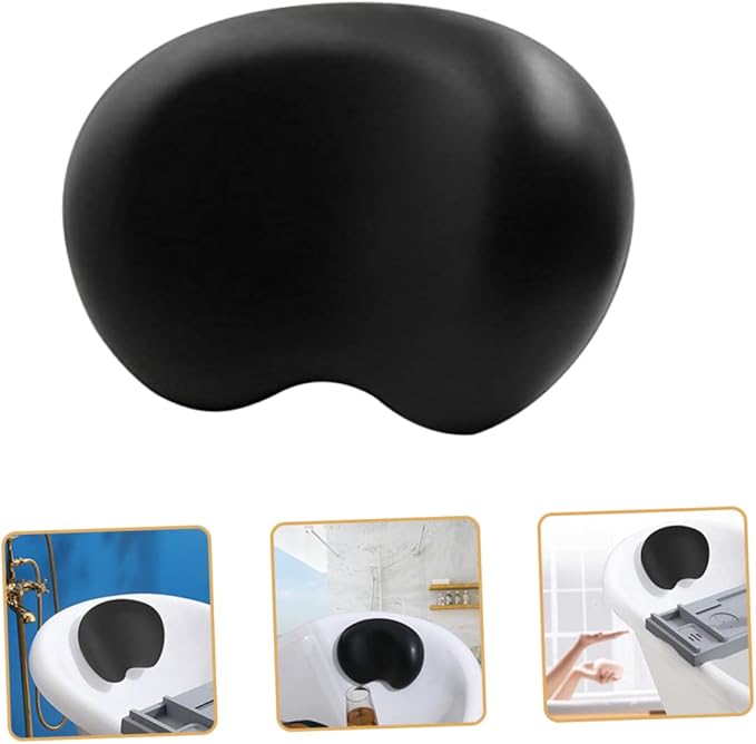 Bath Pillow for Tub Non- Ergonomic Headrest for Mesh Design Strong Cups Bath Accessories for