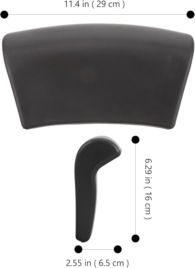 Anti-Slip Bath Pillow for Tub with Neck and Head Support, Suction Cup Bathtub Pillow for Bathing Comfort and Back Relaxation, Bathroom Accessory for Tub Use