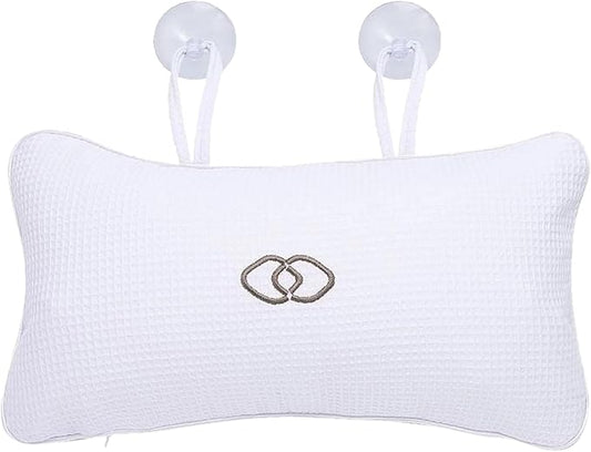Inflatable Bath Pillows for Tub,Bath Tub Pillows for Head and Neck Support,Ergonomic Bath Pillows with Non Slip Suction Cups,Bath Pillows for Women Tub Spa Gifts Soaking Bathroom Accessories