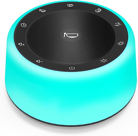 Kipcush Automatic Tibetan Singing Bowl Sound Machine – 11 Healing Tones, Touch Control Night Light, Smart Timer & Memory, Plug-in Sound Therapy Device for Yoga, Meditation, Sleep & Stress Relief