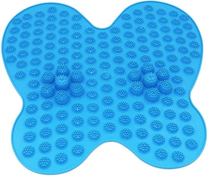 AS SEEN ON TV NEW :Futzuki Reflexology Mat Foot massager acupressure pain & Relieve stress treatment (Blue)