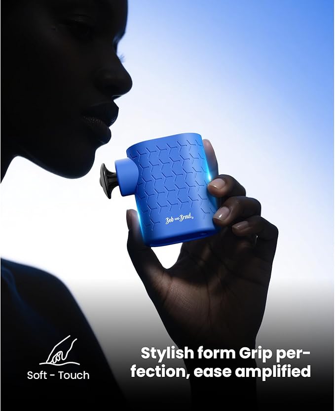 BOB AND BRAD P5 Mini Massage Gun – Travel Size Deep Tissue Percussion Massager for Pain Relief & Recovery, FSA-HSA Eligible, Quiet Handheld Massager with 3 Heads, Gift for Women & Men